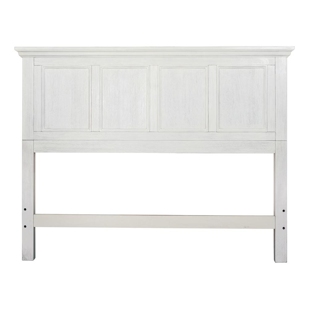 Farmhouse Queen Headboard, Rustic White. Picture 3