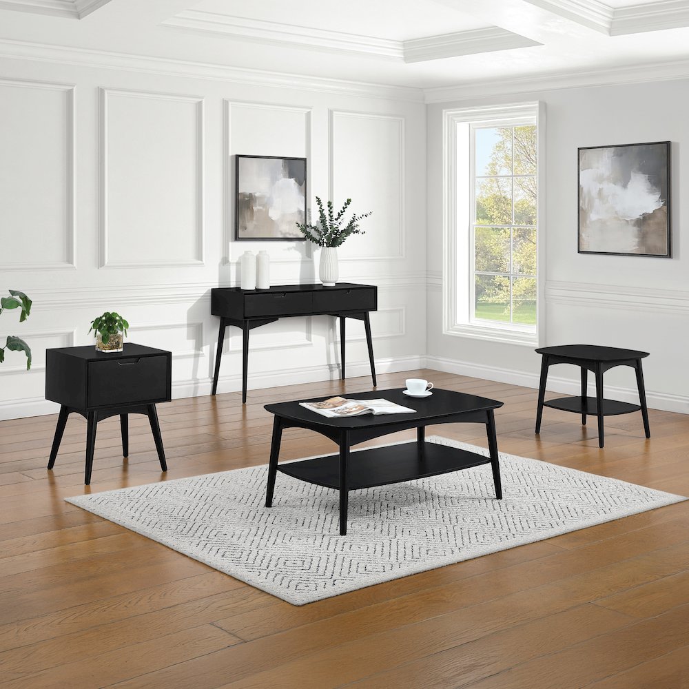 Copenhagen Accent Table in Black Finish. Picture 7