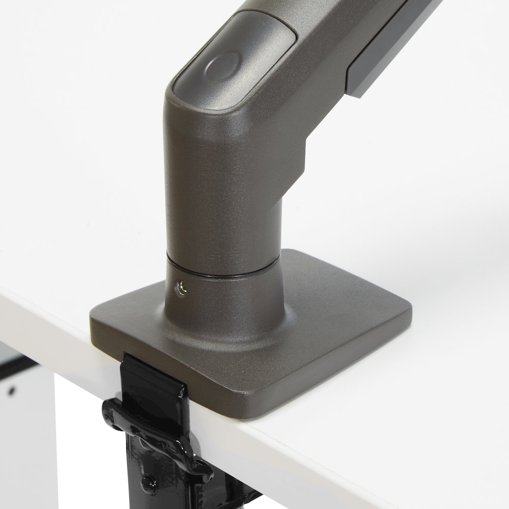 Single 30" Monitor Arm in Charcoal. Picture 6