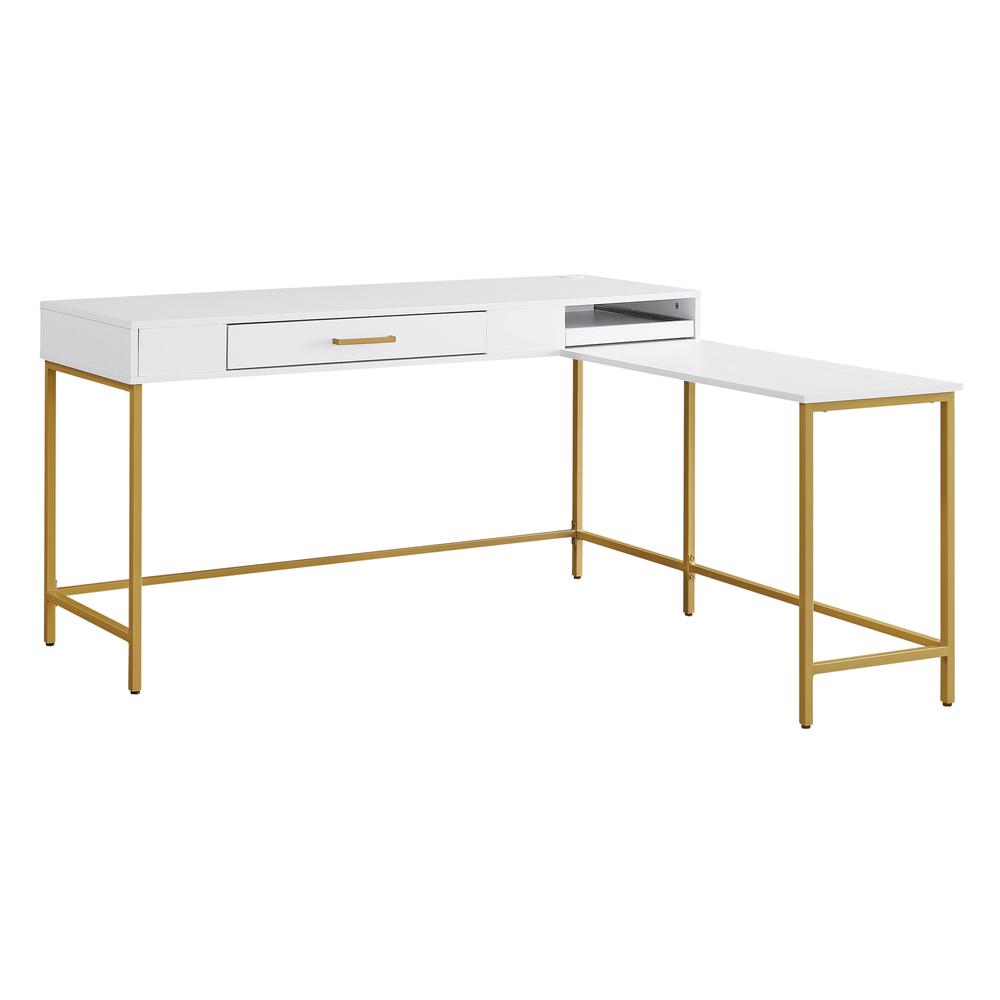 Modern Life Desk in White. Picture 2