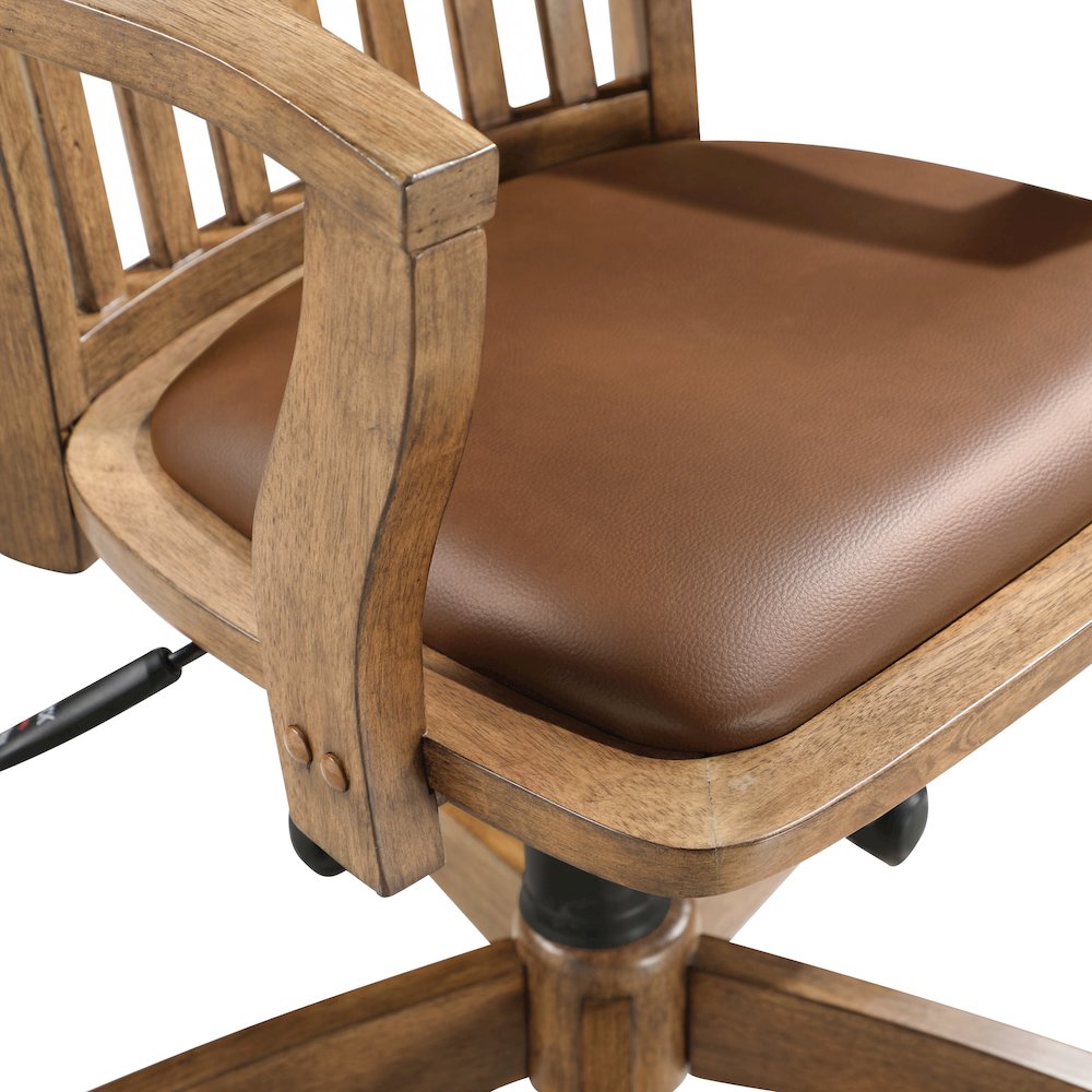 Deluxe Wood Banker's Chair. Picture 5