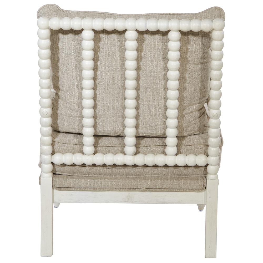Kaylee Spindle Chair, Beige Linen. Picture 6