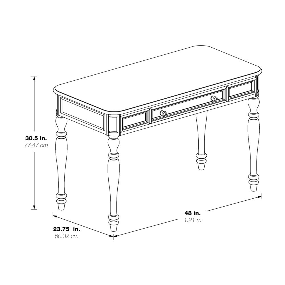 Country Meadows 48" Desk. Picture 6