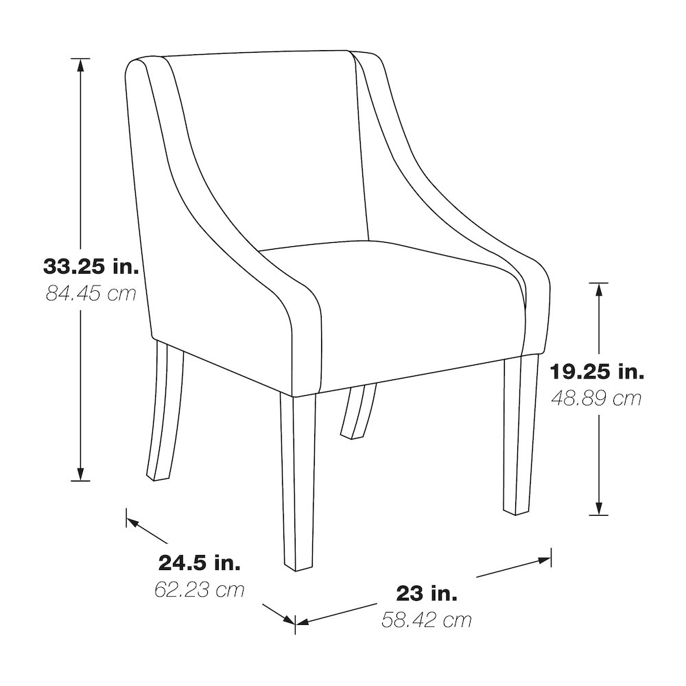 Monarch Dining Chair In Cream Faux Leather With Medium Espresso Wood Legs. Picture 2
