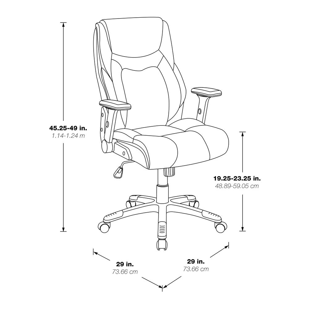 Exec Bonded Lthr Office Chair. Picture 8