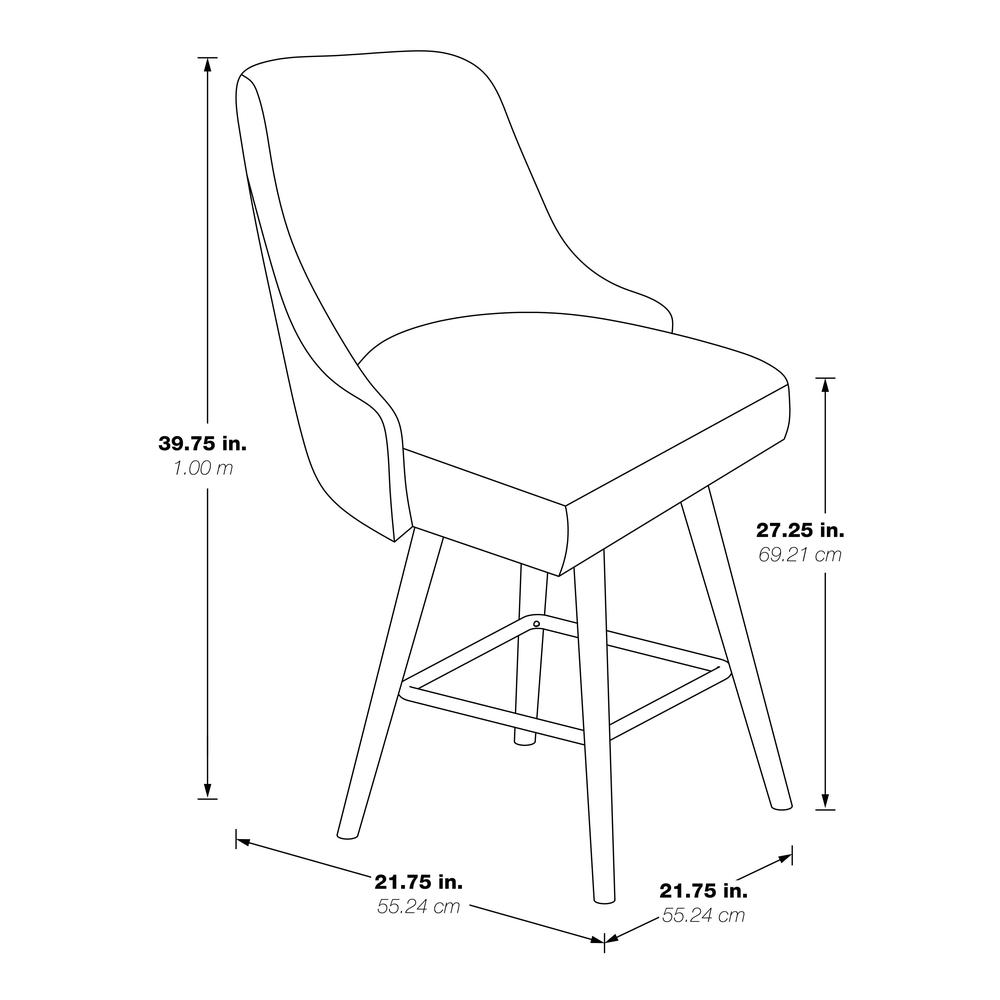 Bagford 26" Swivel Stool. Picture 6