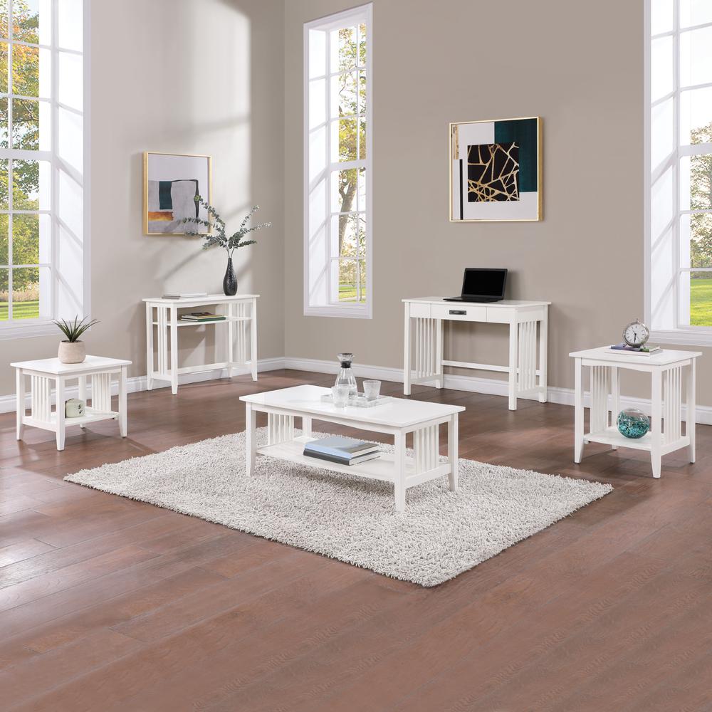 Sierra Side Table, White Finish. Picture 7