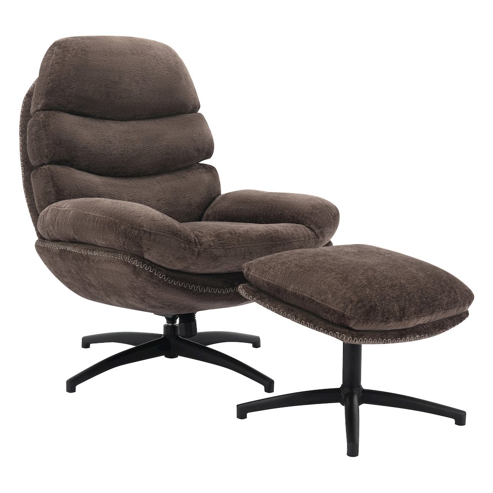 Kerry Swivel Lounge Chair & Footrest. Picture 9
