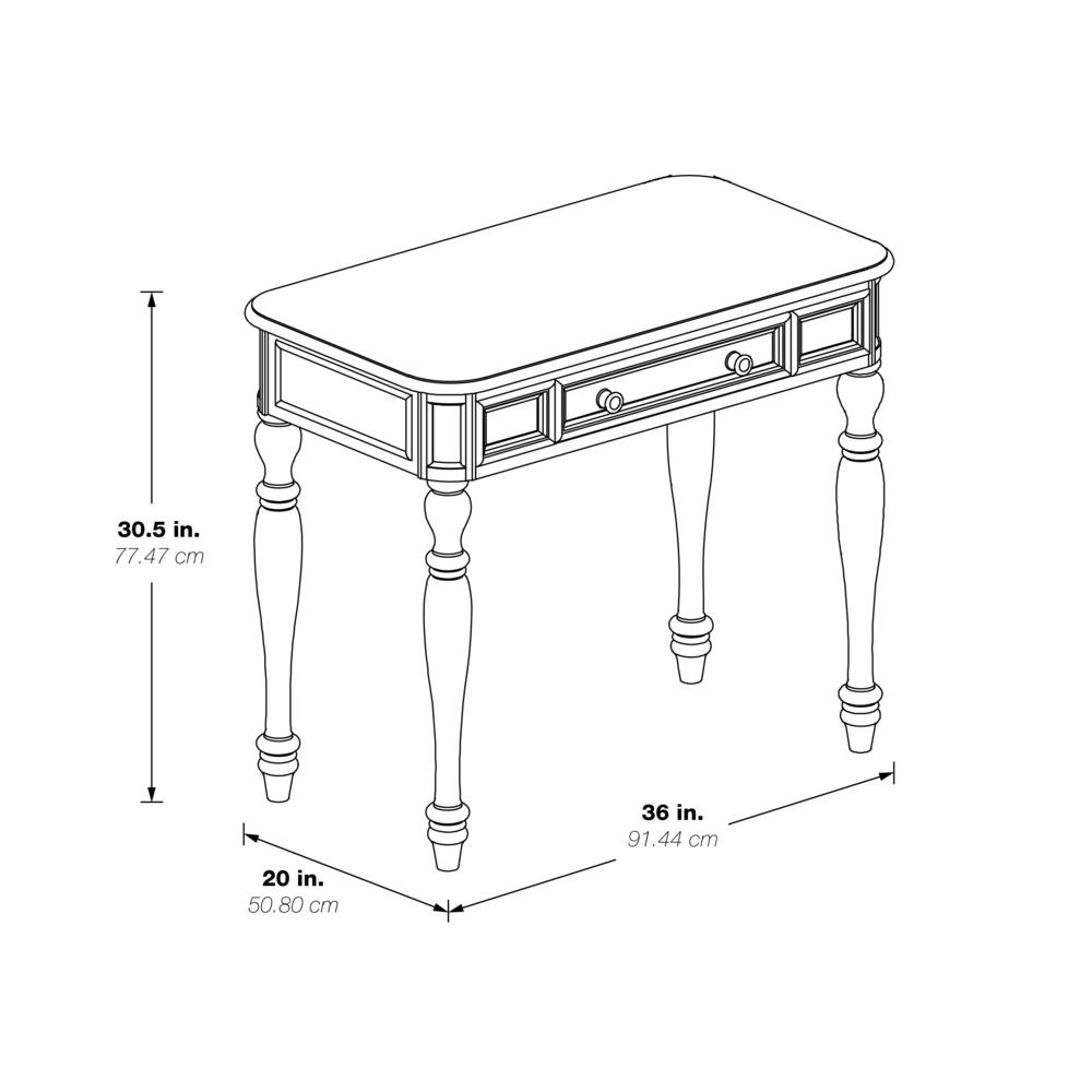Country Meadows 36" Desk. Picture 6