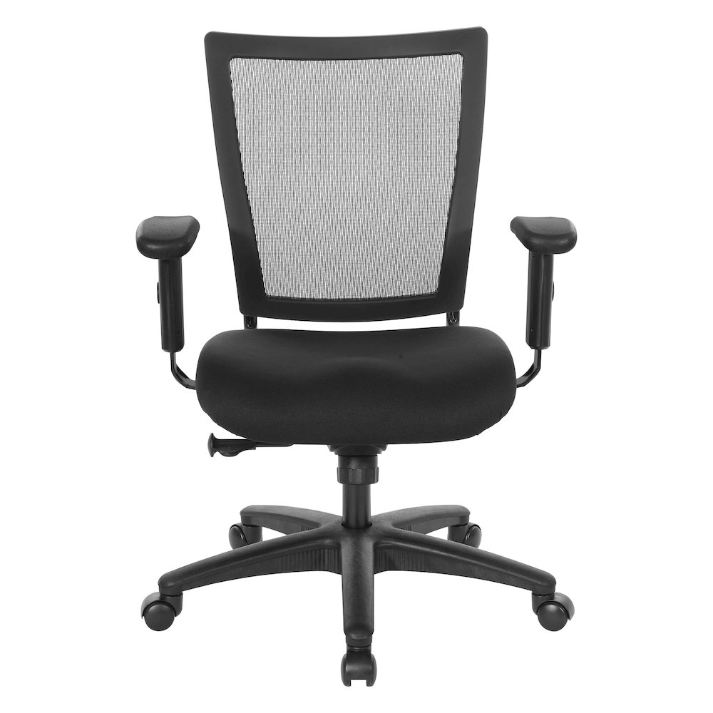 Soft Frame Task Chair Mesh Back in Coal Freeflex Fabric Seat 2 to 1 Mechanism. Picture 3