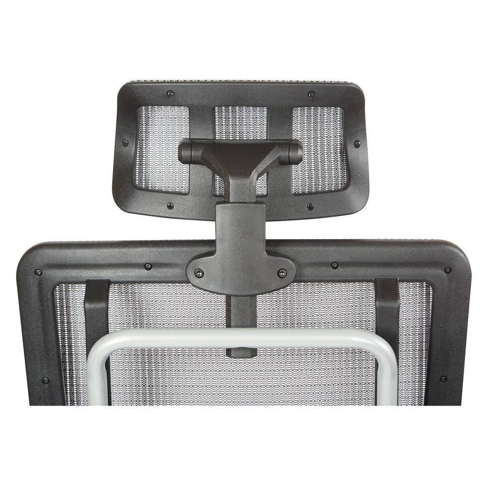 Silver Headrest- Optional for 9966 chair series, HR36S. Picture 3