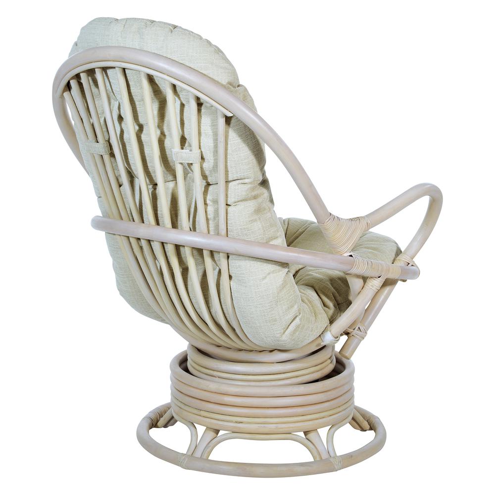Lanai Rattan Swivel Rocker. Picture 4