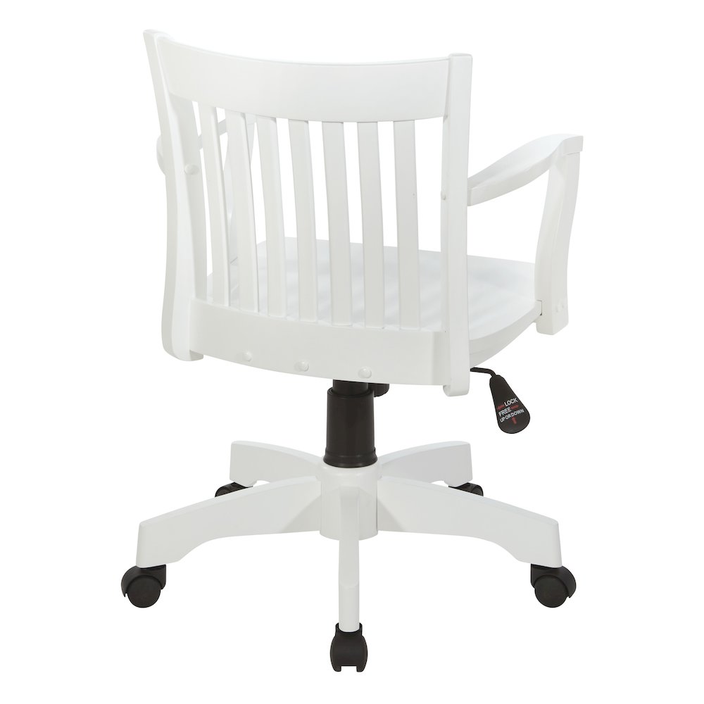 Deluxe Wood Banker's Chair. Picture 5
