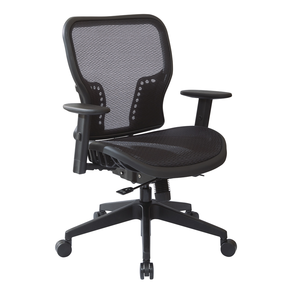 Dark Air Grid Seat and Back Executive Chair. Picture 1