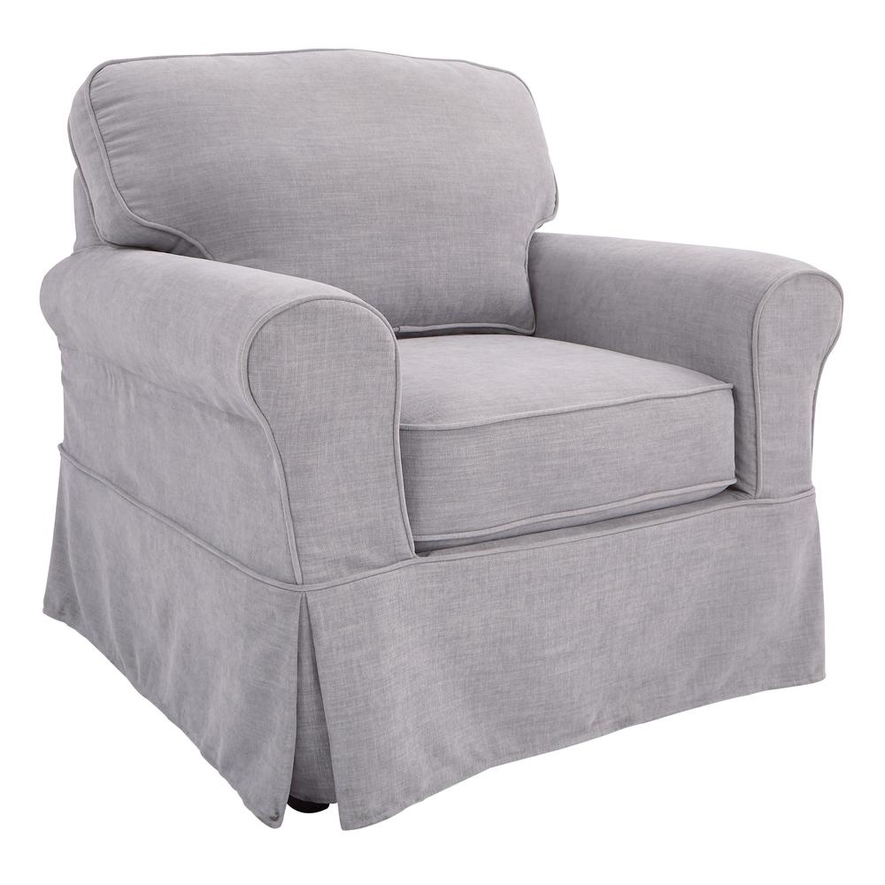 Chair with Fog Slip Cover. Picture 1
