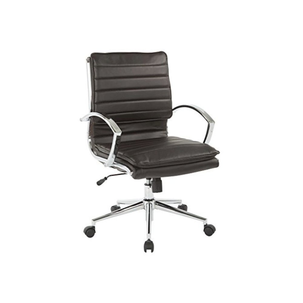 Mid Back Manager's Faux Leather Chair. Picture 4