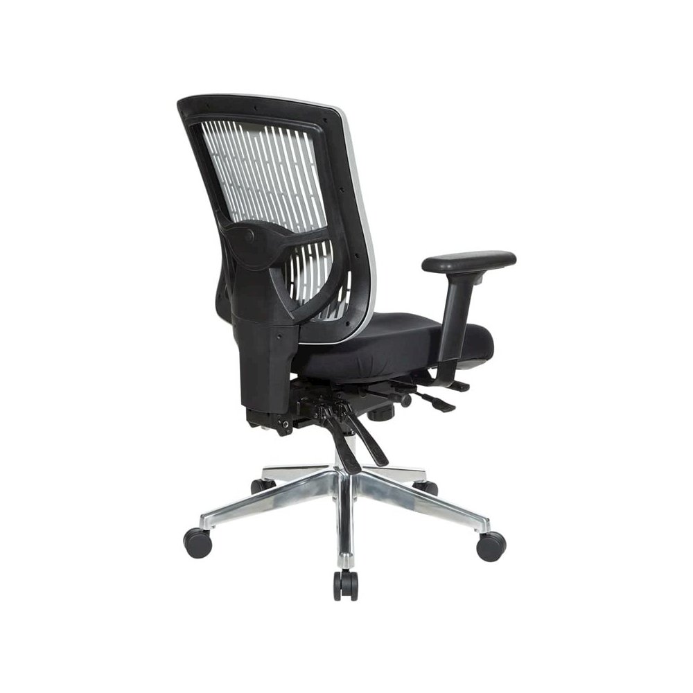 Contoured Grey Plastic Back Manager's Chair , 97898CGY-30. Picture 6