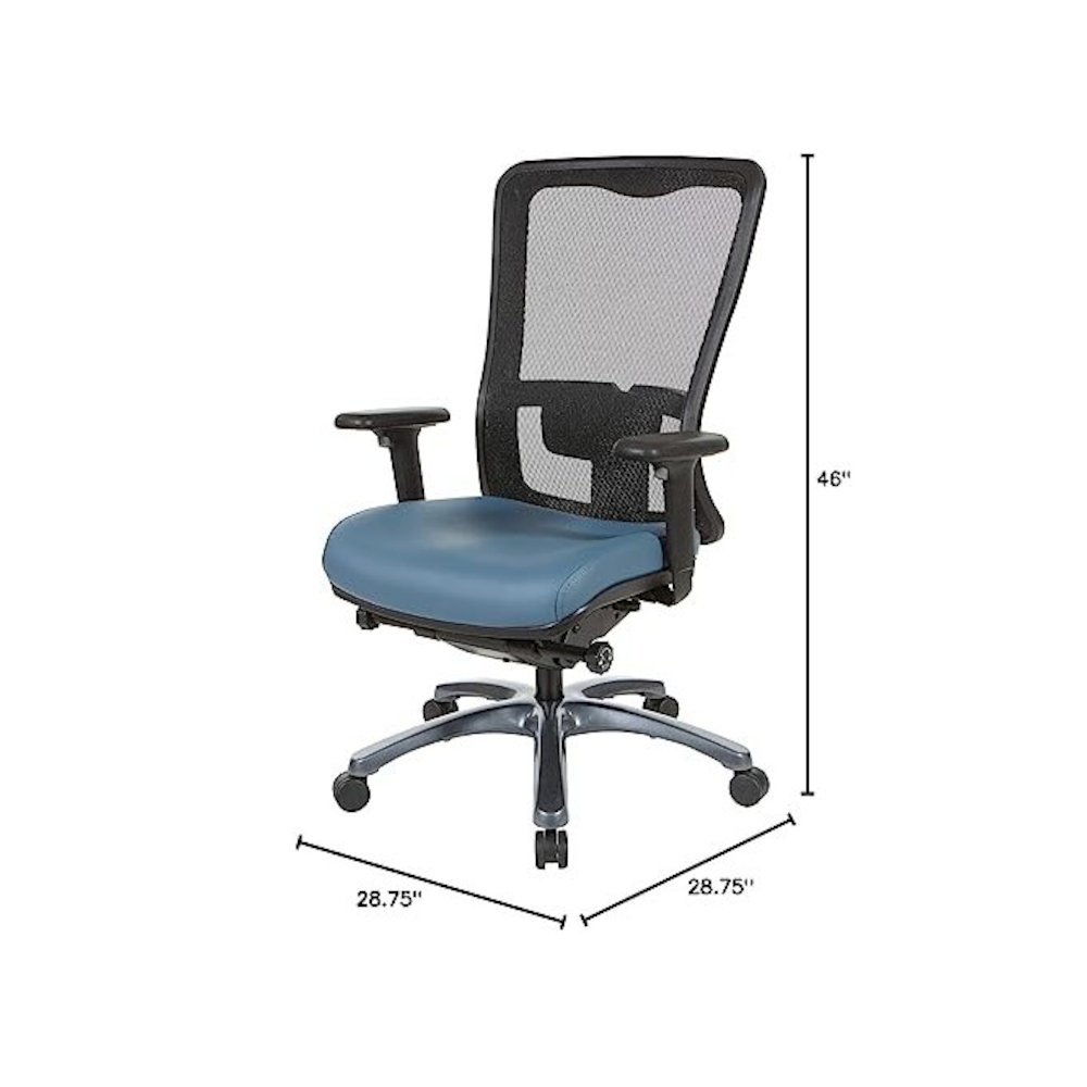 ProGrid High Back Chair in Dillon Blue, 97720-R105. Picture 14