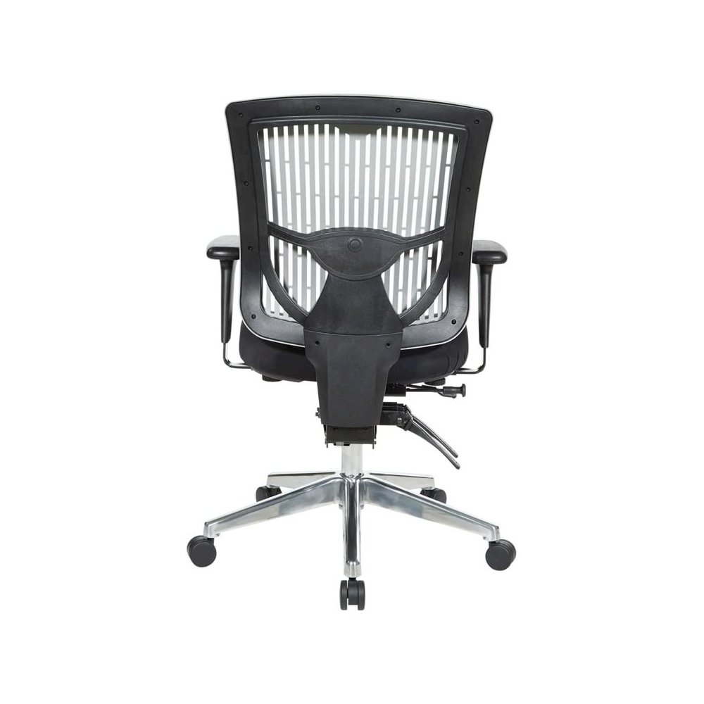 Contoured Grey Plastic Back Manager's Chair , 97898CGY-30. Picture 5