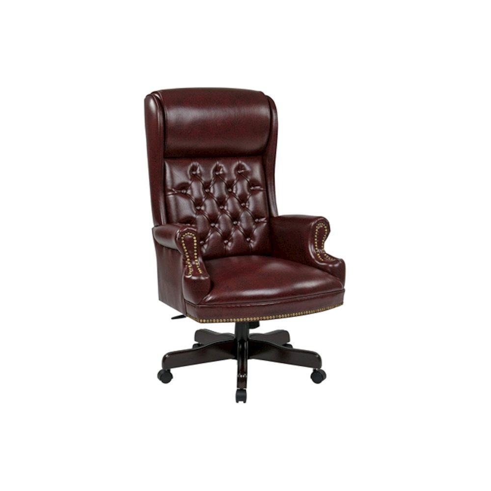 Deluxe High Back Traditional Executive Chair. Picture 1