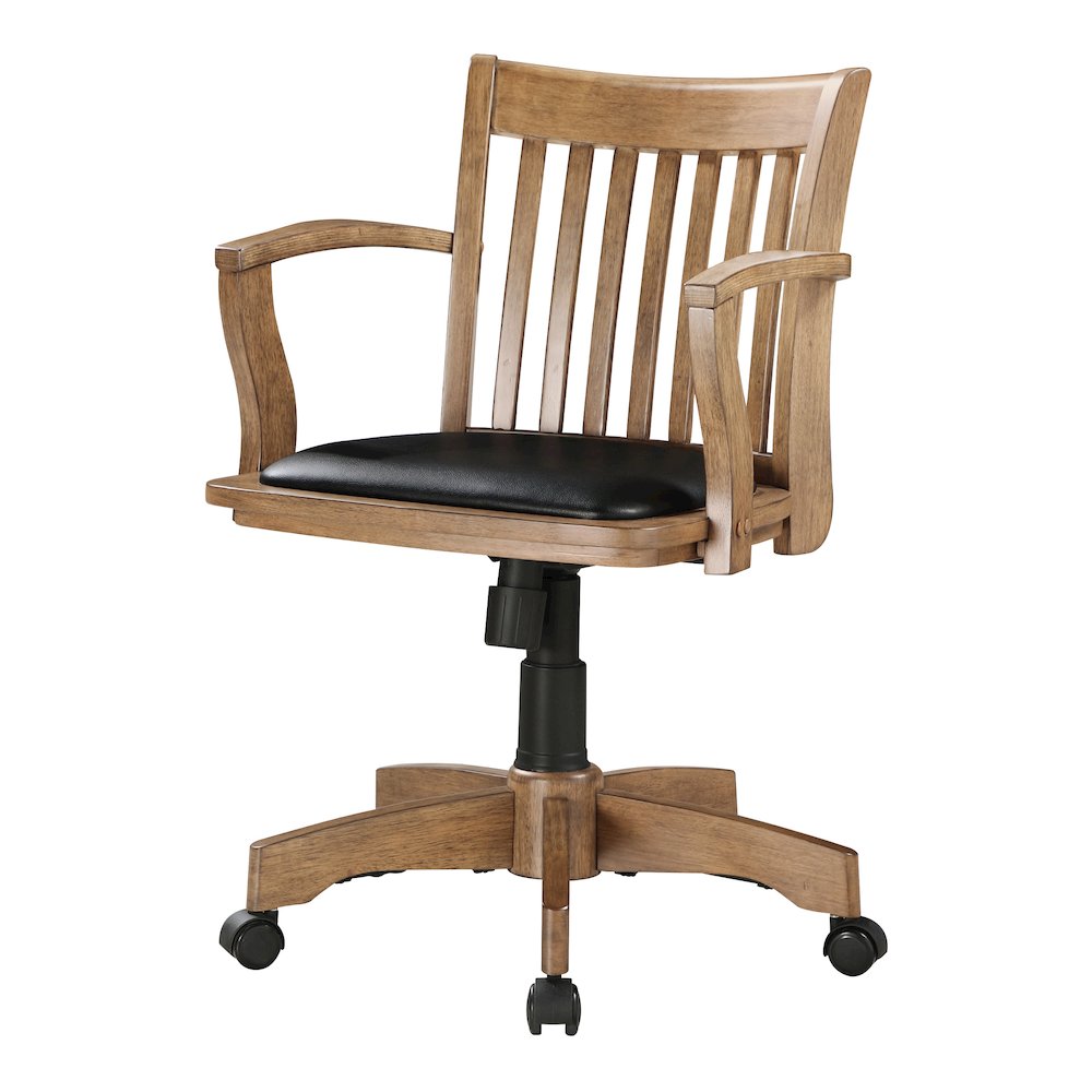 Deluxe Wood Banker's Chair. Picture 2