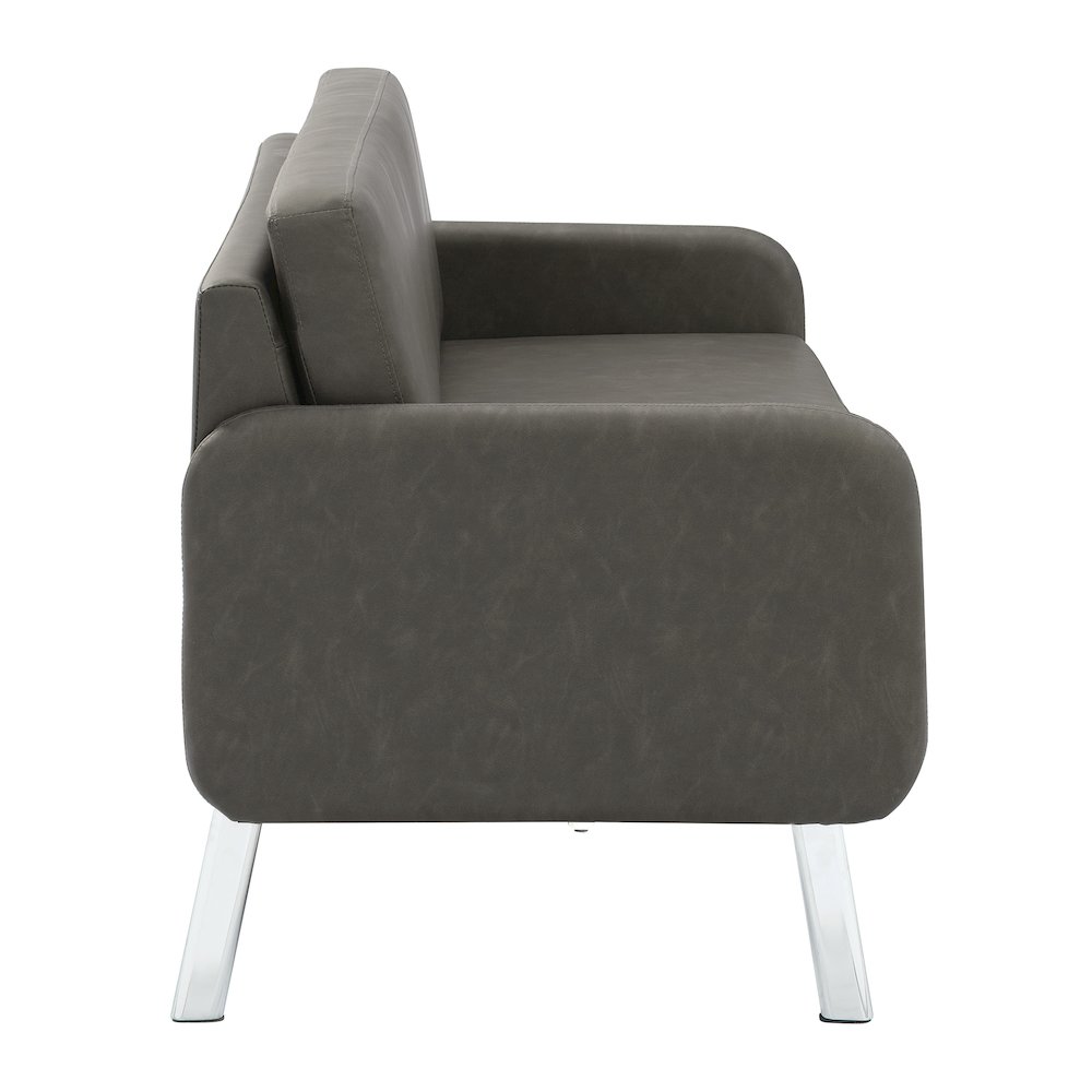 Lounge Sofa in Faux Leather. Picture 3