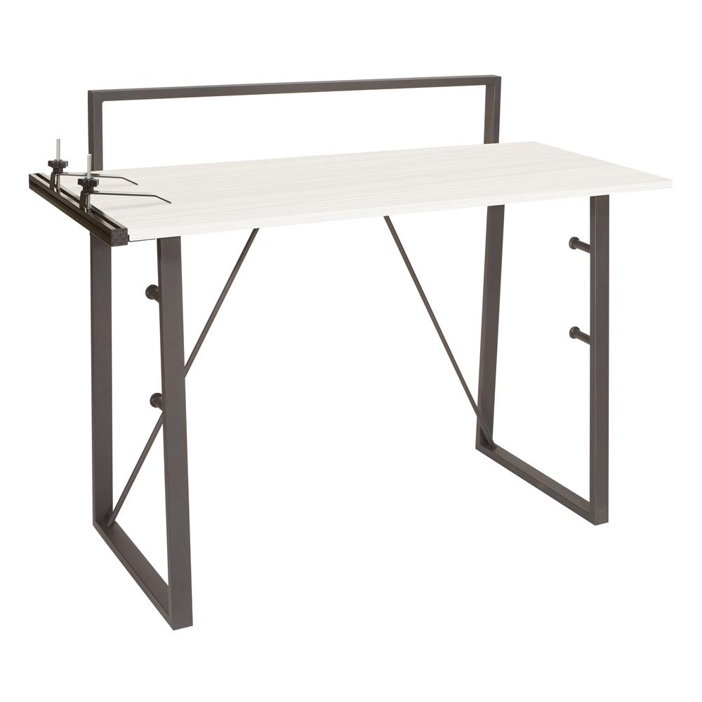 Tinker Desk in Light Grey Finish, TIN25-LTG. Picture 1