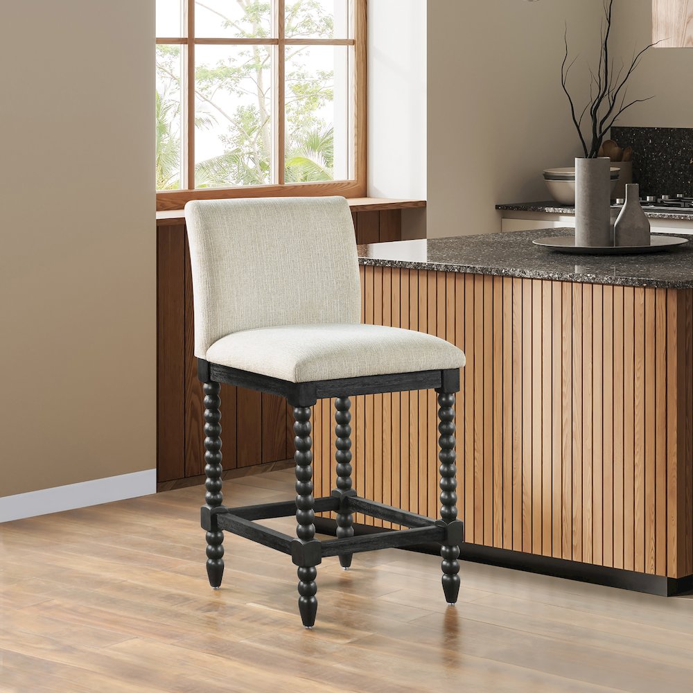 ELIZA 26" Spindle Counter Stool. Picture 4