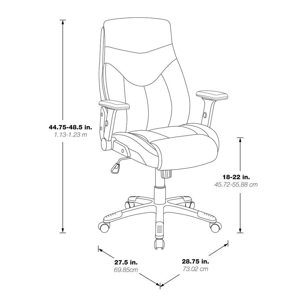 Exec Bonded Lthr Office Chair. Picture 3