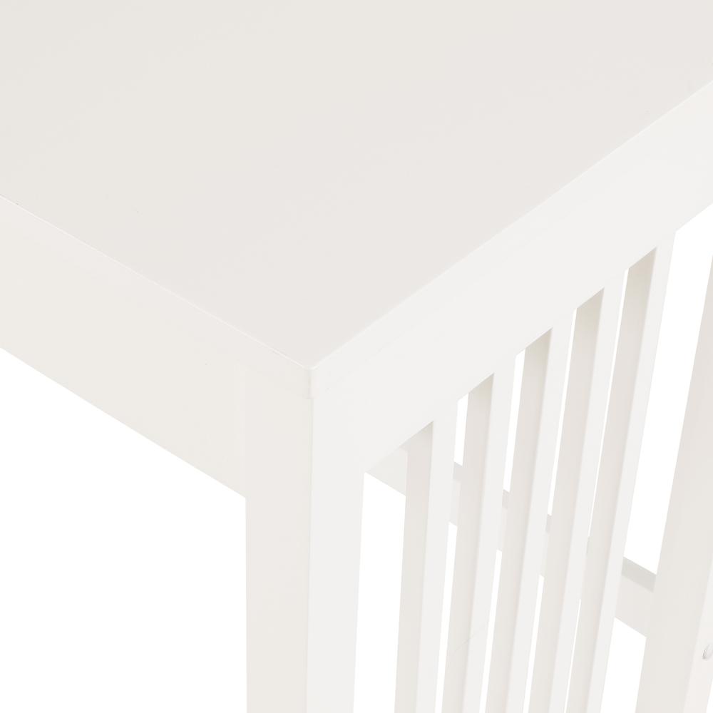 Sierra Writing Desk, White Finish. Picture 10