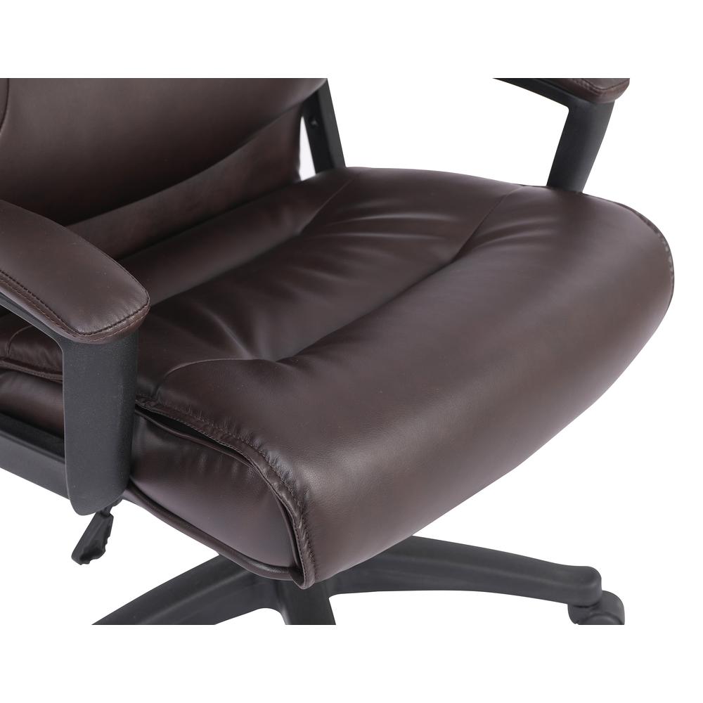 High Back Bonded Lthr Chair, Espresso. Picture 9