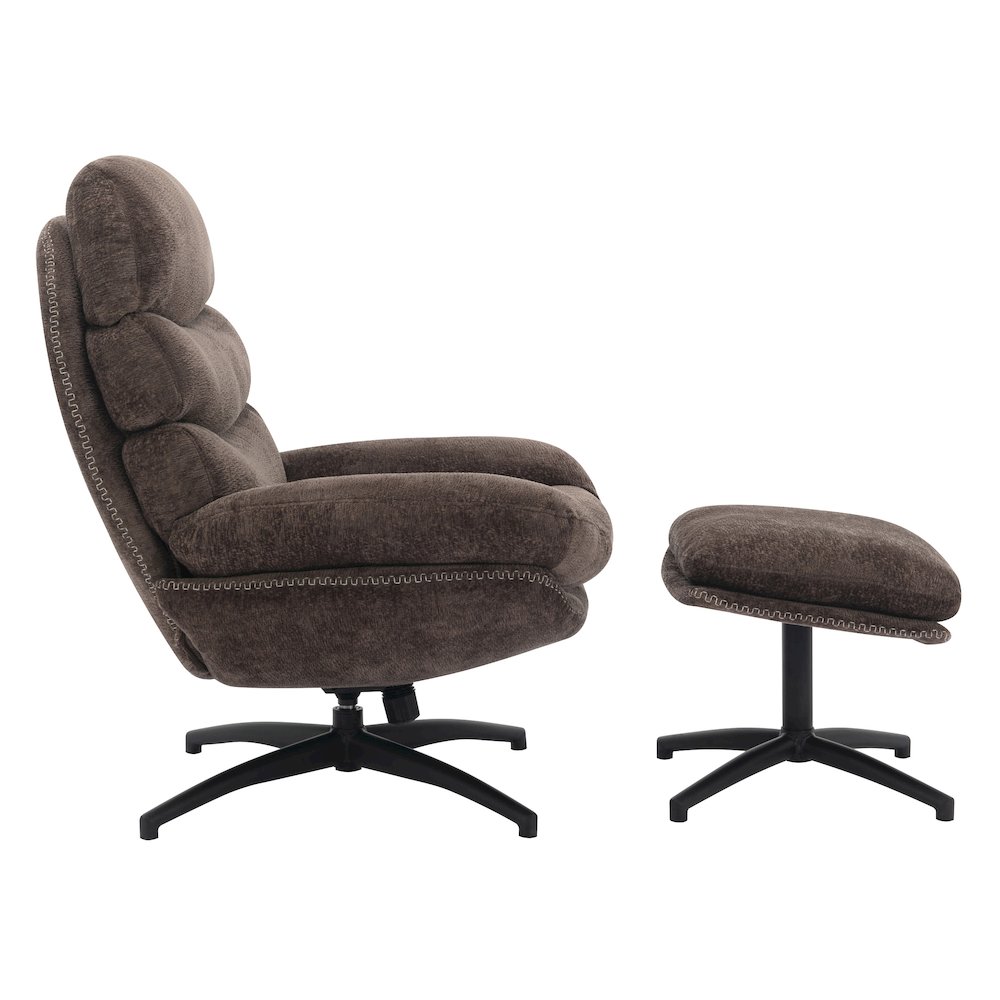 Kerry Swivel Lounge Chair & Footrest. Picture 3