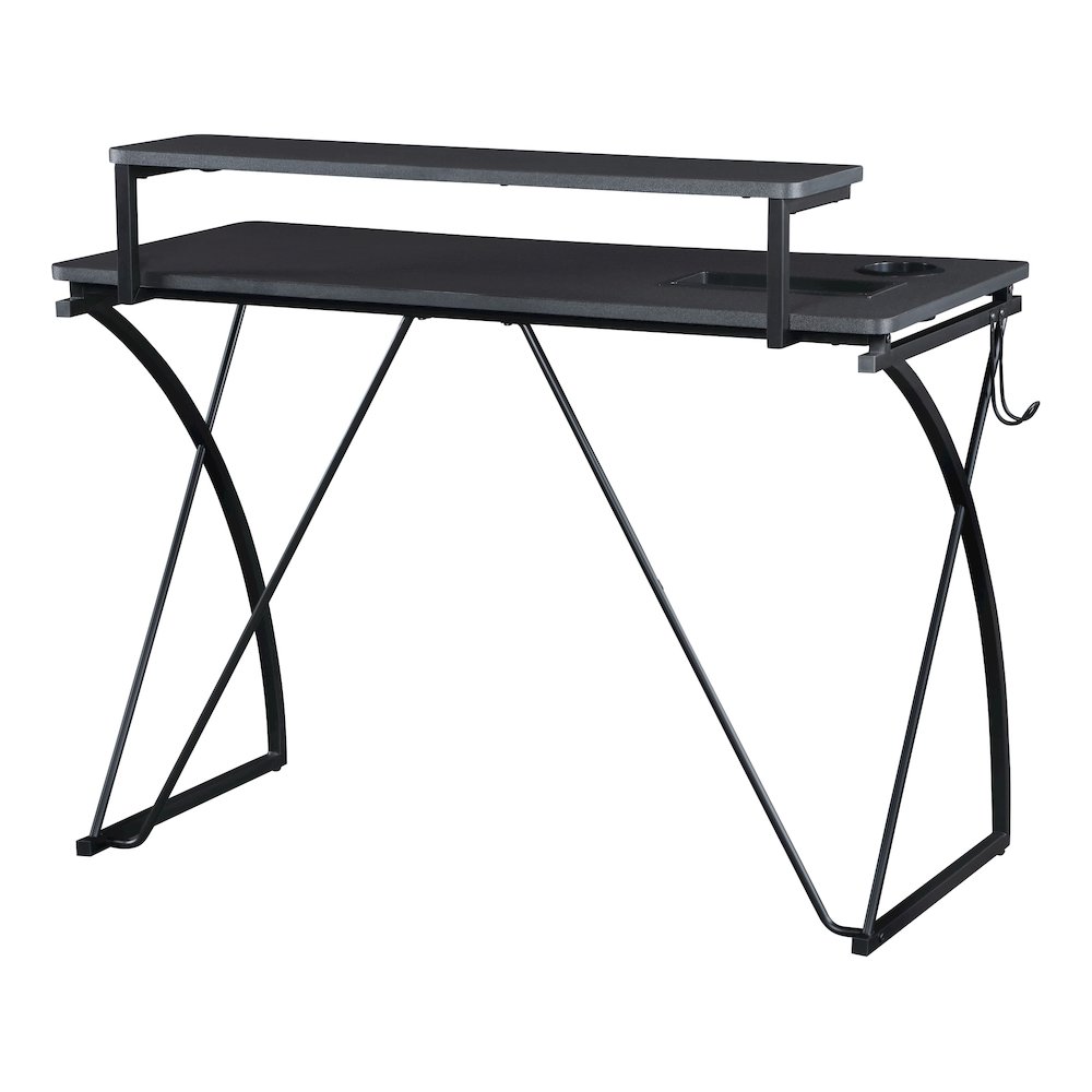 Biome 44" Battlestation Gaming Desk With Bluetooth LED Lights. Picture 4