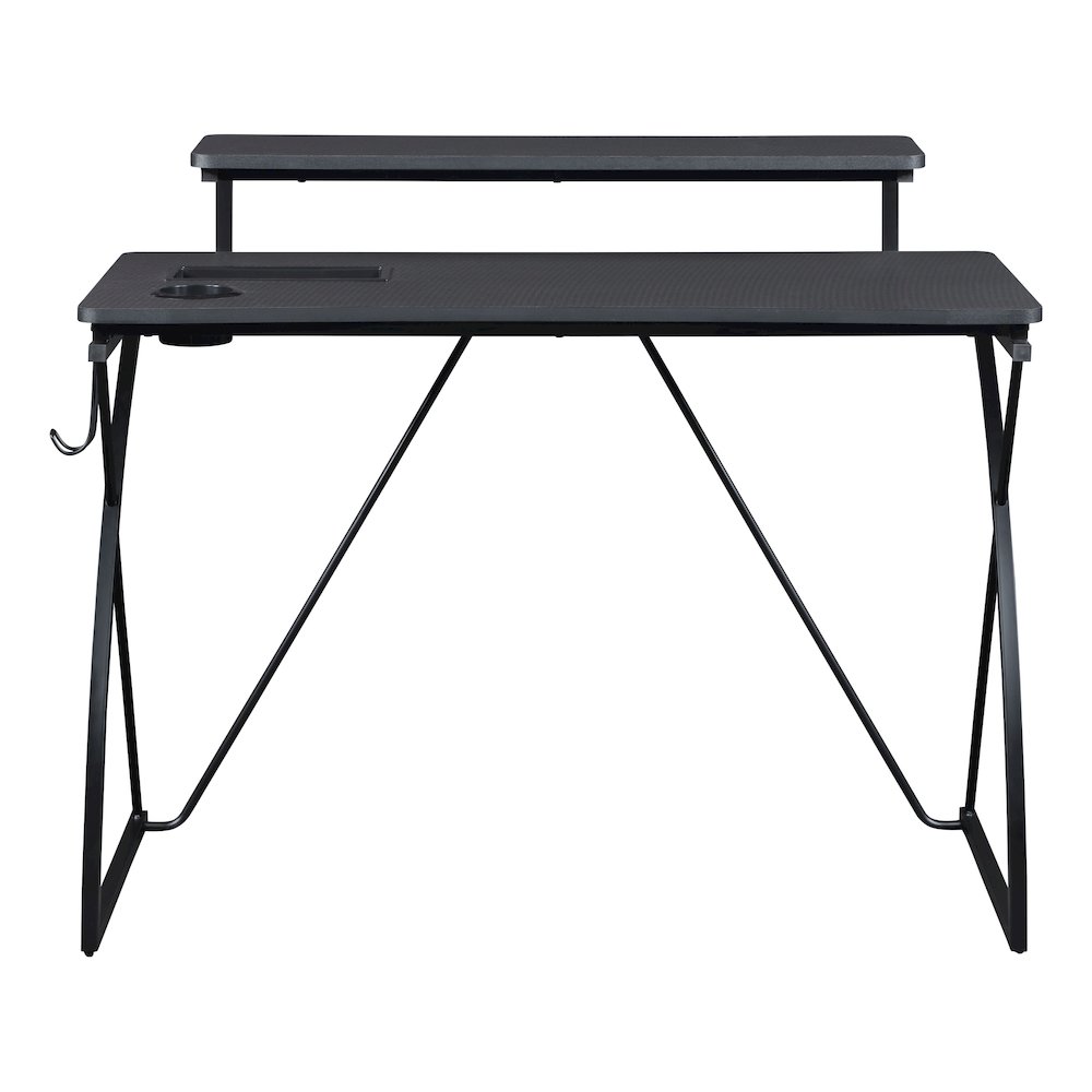 Biome 44" Battlestation Gaming Desk With Bluetooth LED Lights. Picture 2