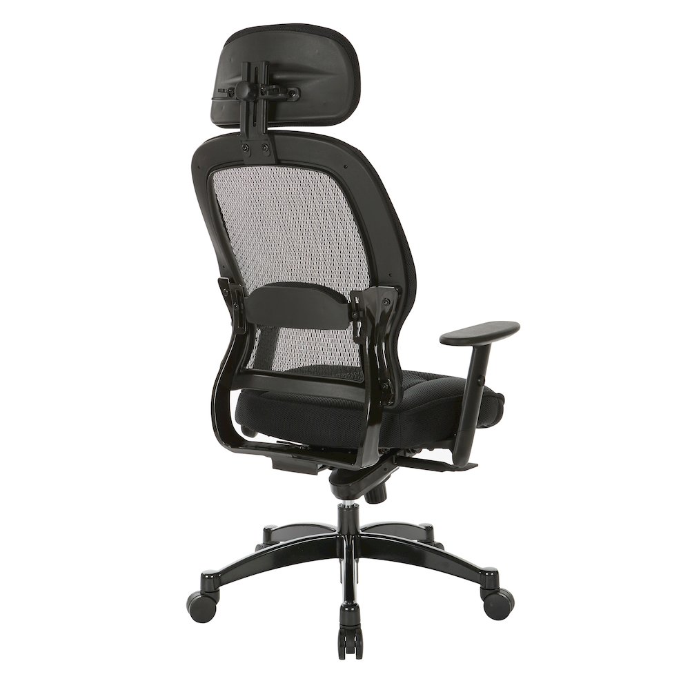 Professional Deluxe Black Breathable Mesh Back Chair. Picture 6