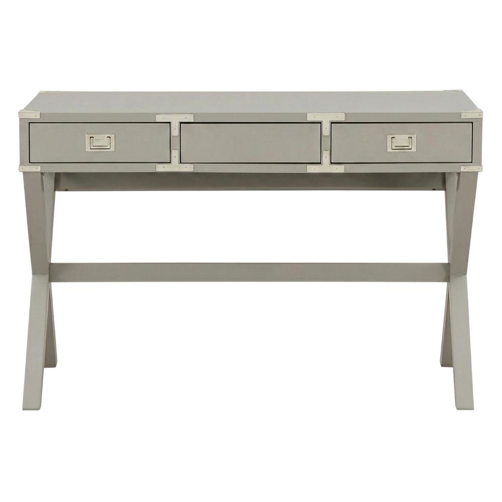 Wood Finish Desk in Natural Oak Finish for Home Office. Picture 4