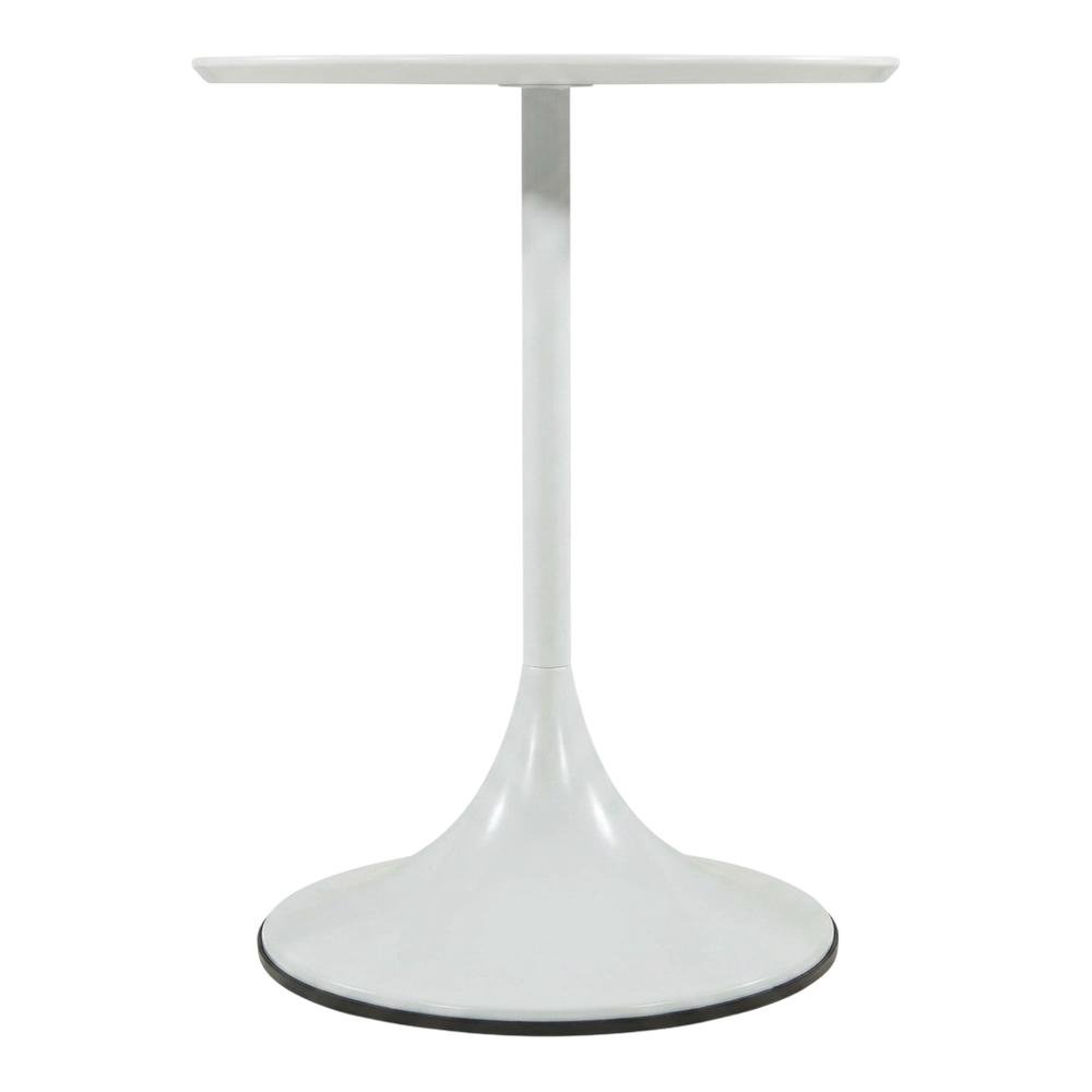White, Side Table, Quality Build, Durable Wood Frame. Picture 4