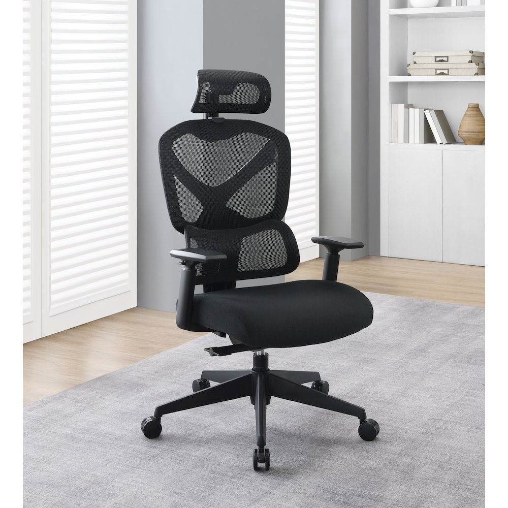 Mesh Back Manager’s Chair with Headrest. Picture 9