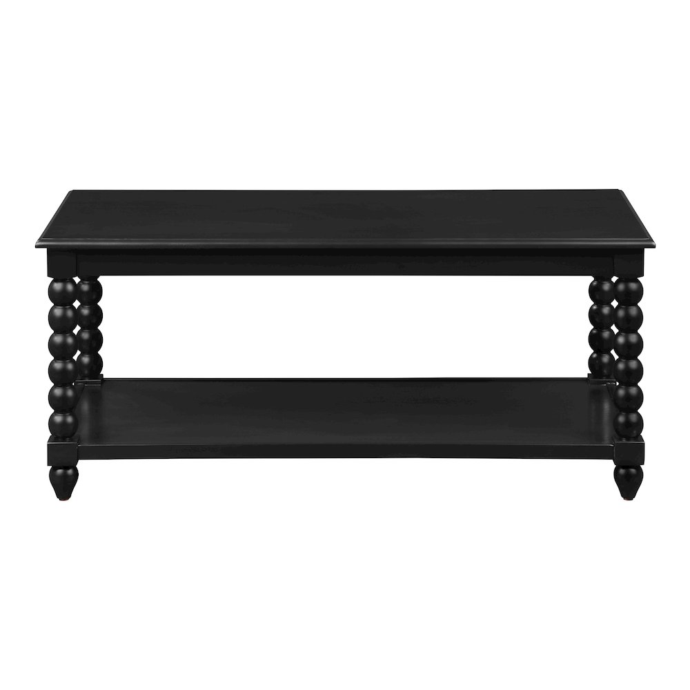 Elise Coffee Table in Black Finish. Picture 5