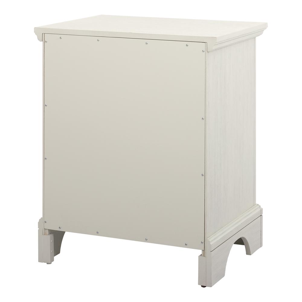 Farmhouse Basics Nightstand, Rustic White. Picture 5