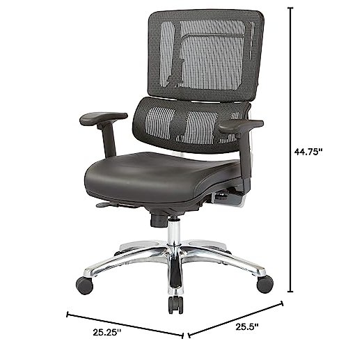 Vertical Black Mesh Back Chair. Picture 14