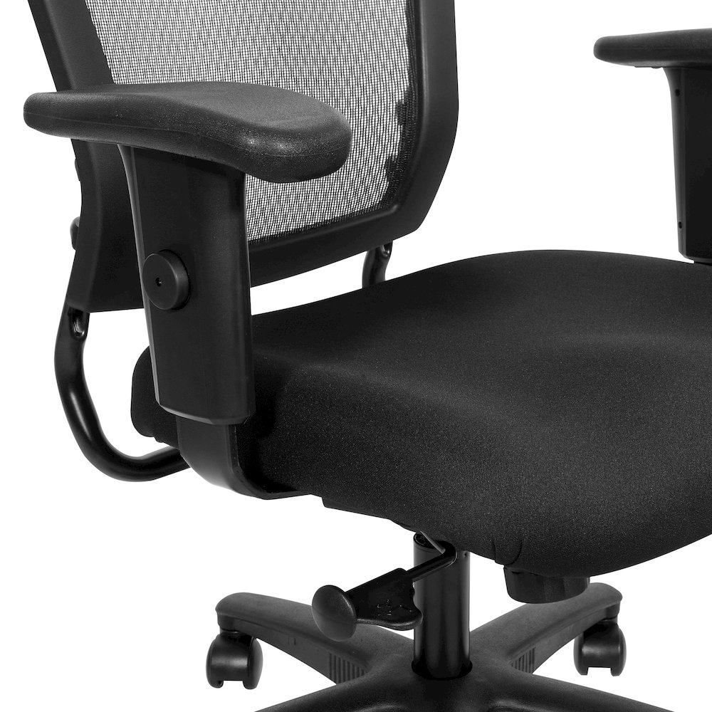 Soft Frame Task Chair Mesh Back in Coal Freeflex Fabric Seat 2 to 1 Mechanism. Picture 8