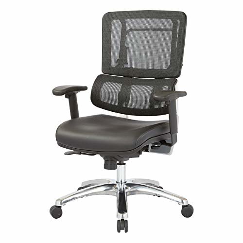 Vertical Black Mesh Back Chair. Picture 10