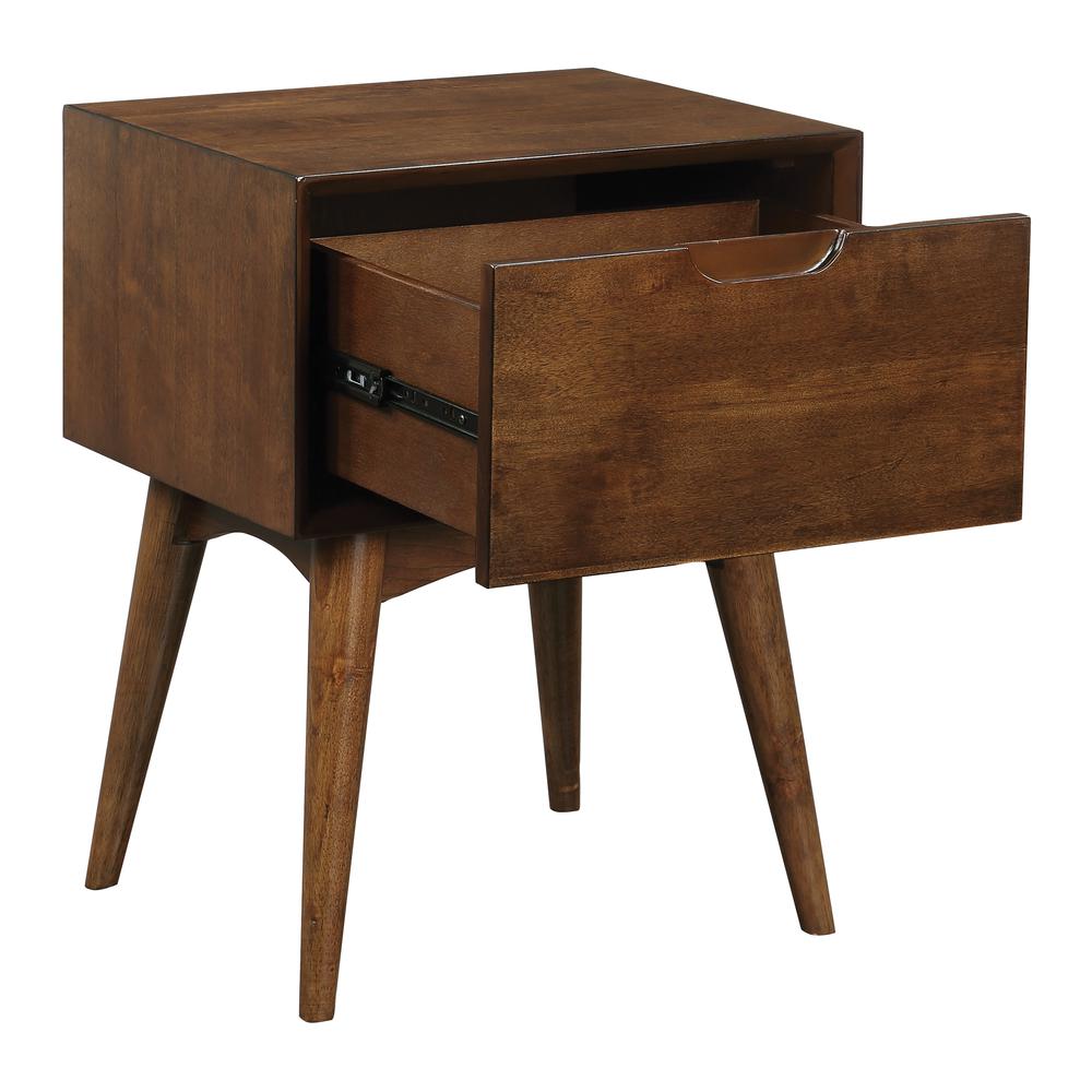 Copenhagen Accent Table with Drawer, Walnut. Picture 7