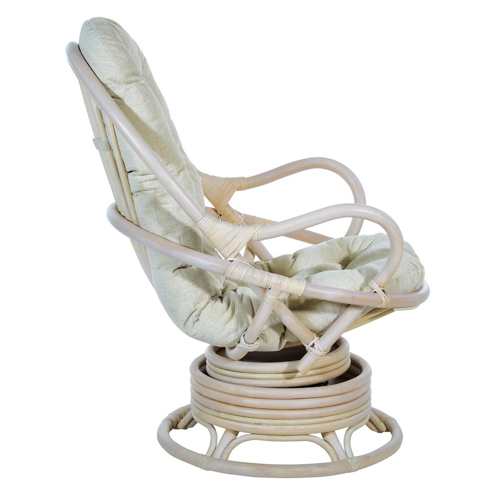 Lanai Rattan Swivel Rocker. Picture 3