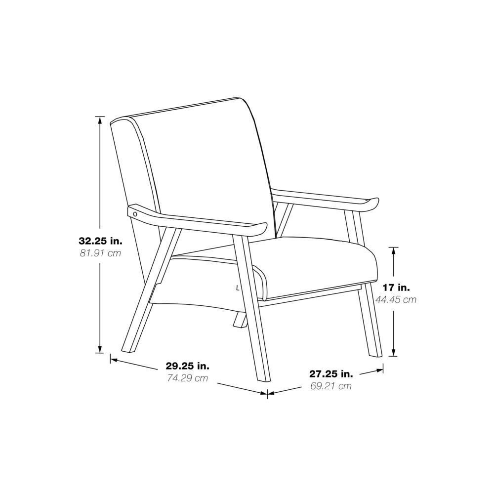 Weldon Armchair, Navy. Picture 2