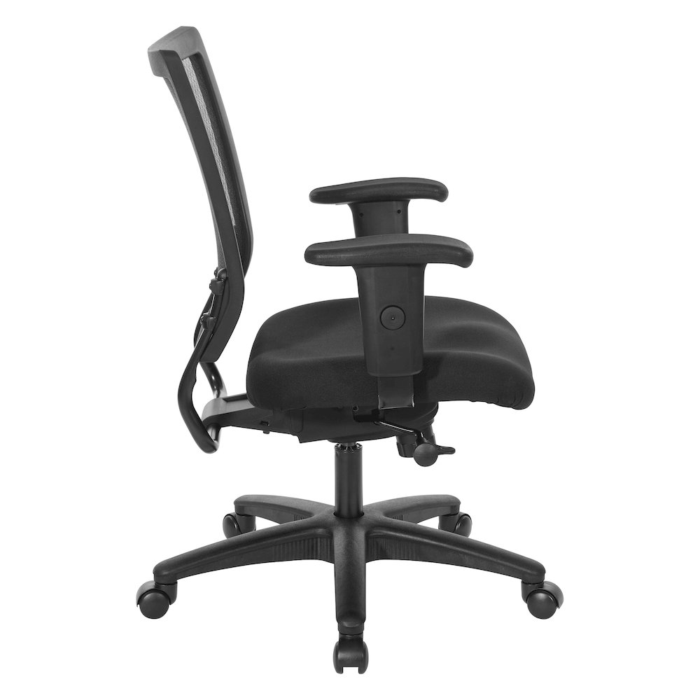 Soft Frame Task Chair Mesh Back in Coal Freeflex Fabric Seat 2 to 1 Mechanism. Picture 4