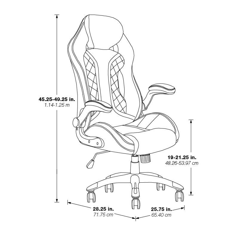 Xplorer 51 Gaming Chair in Faux Leather, XPL5125. Picture 2