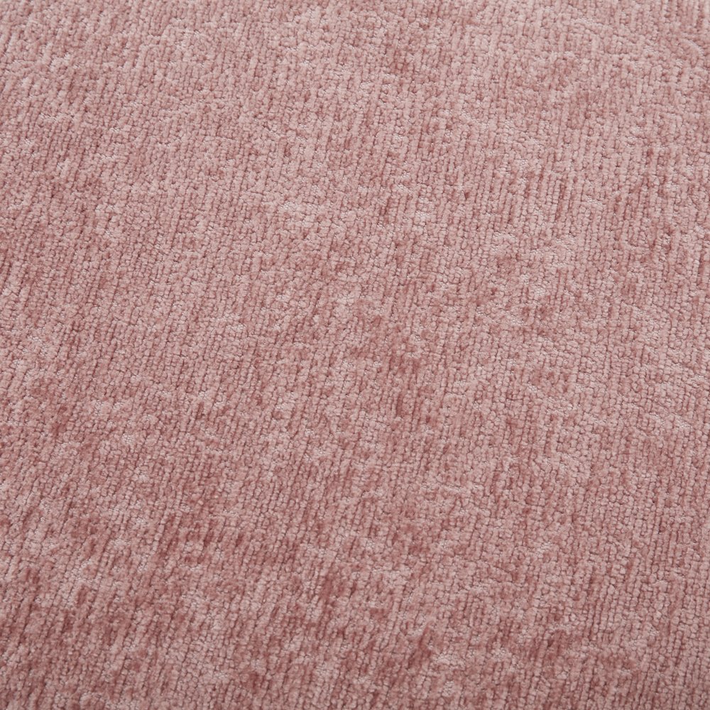 Annie Storage Ottoman in Rose Fabric with Natural Finish Legs. Picture 7