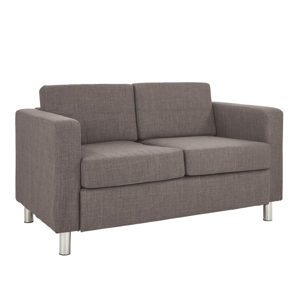 Pacific LoveSeat In Cement Fabric, PAC52-M59. Picture 1